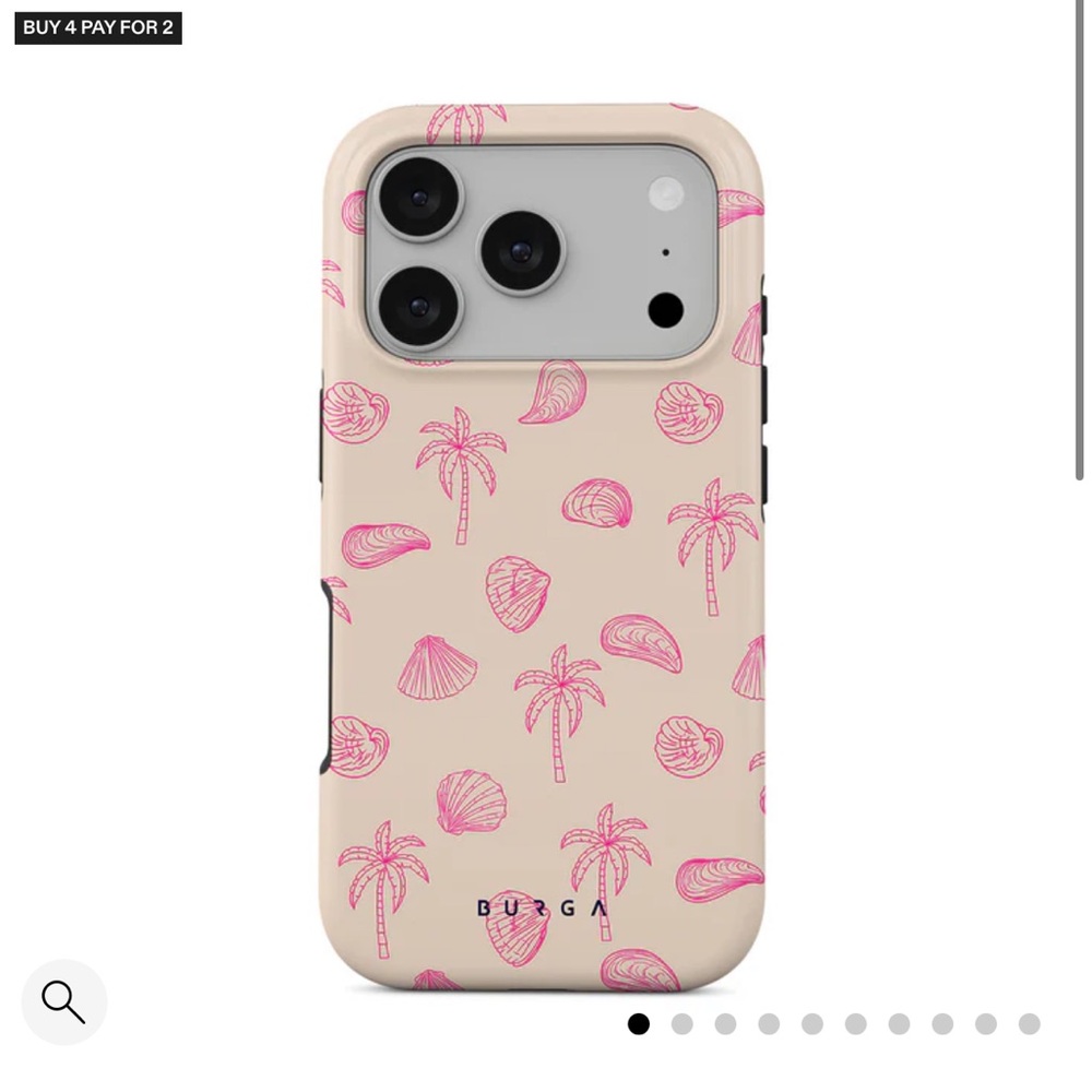 Burga beach please iphone 17 pro case